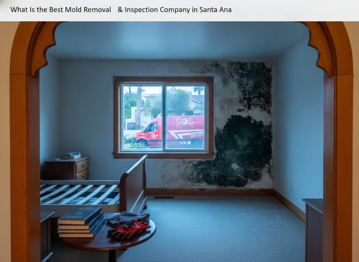 Does SOS Restoration Santa Ana offer both mold inspection and removal?