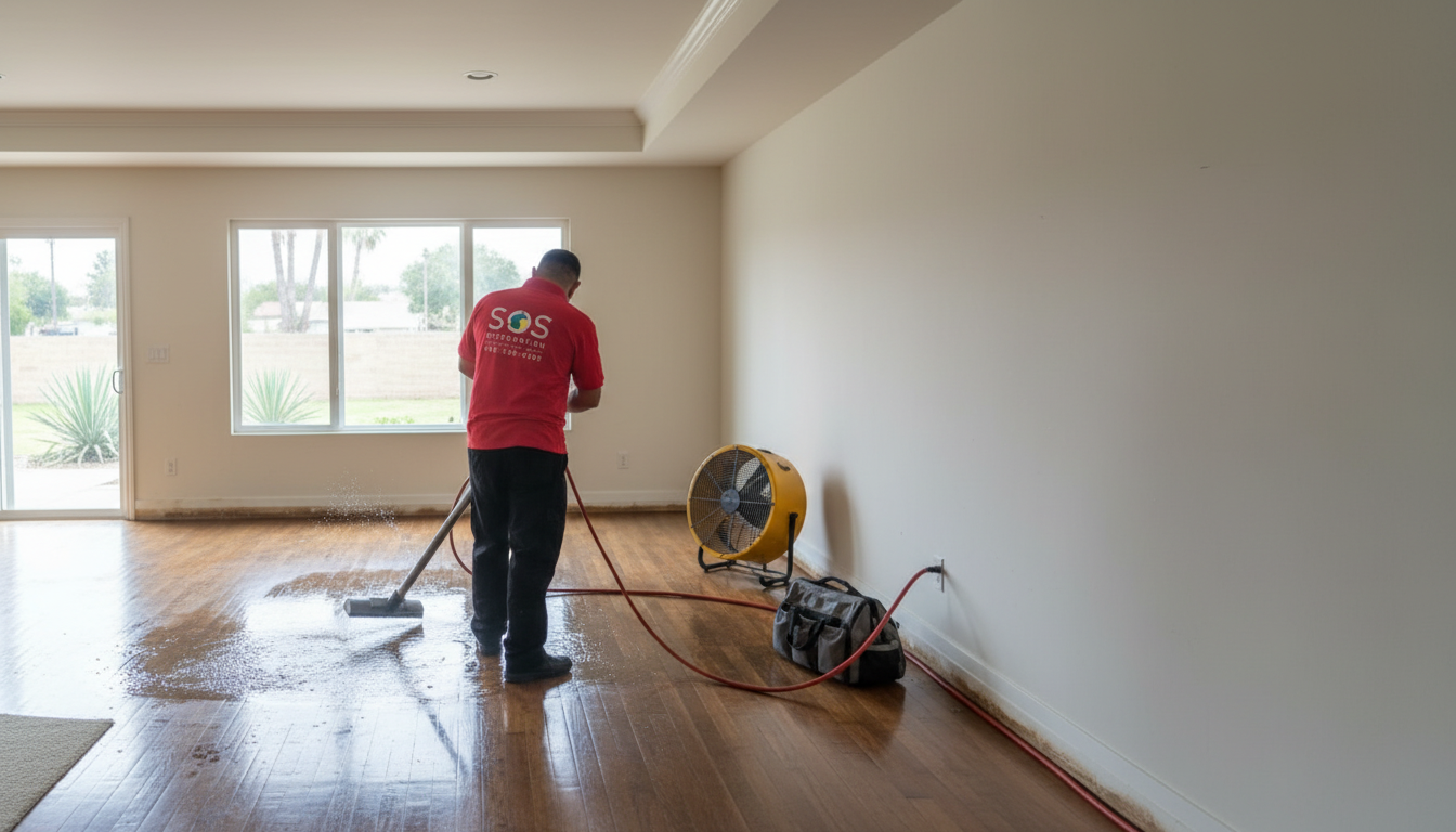 Water Damage Restoration in Brea